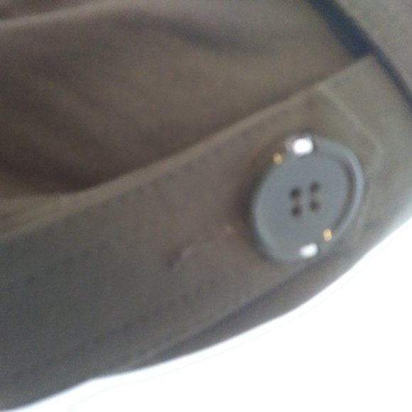 INC Floral Embroidered Trench Coat XXL NO BELT venetian moss green - Picture 13 of 15